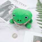 Plush Frog Coin Purse Wallet for Anime Fans