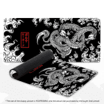Anime Dragon XXL Gaming Mousepad for Esports