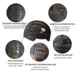 22-Inch Black Synthetic Hair Wig with Bangs