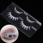 White Anime Cosplay False Eyelashes - 2 Pairs