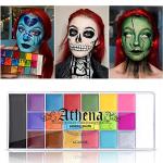 Athena Face Body Paint Set with 10 Brushes