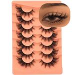 Wispy Cat Eye Fake Eyelashes - 7 Pairs