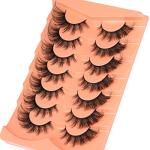 Wispy Cat Eye Fake Eyelashes - 7 Pairs