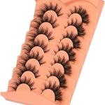 Wispy Cat Eye Fake Eyelashes - 7 Pairs