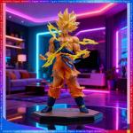 Dragon Ball Super Saiyan Wukong Doll Ornament