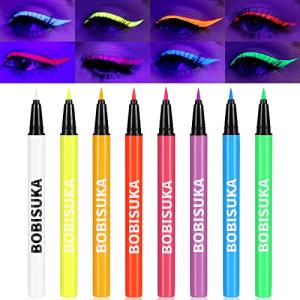 8 Color UV Neon Liquid Eyeliner Set