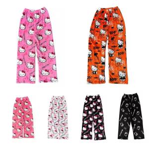 Hello Kitty Kawaii Flannel Pajamas for Women