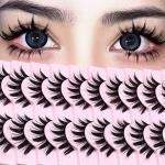 10 Pairs Spiky Anime Cosplay Lashes
