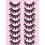 10 Pairs Spiky Anime Cosplay Lashes