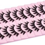 10 Pairs Spiky Anime Cosplay Lashes