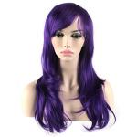 Purple Long Wavy Curly Cosplay Wig 28 Inch