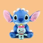 Disney Stitch, Angel, and Scrump Plush Dolls