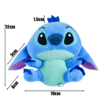 Disney Stitch, Angel, and Scrump Plush Dolls