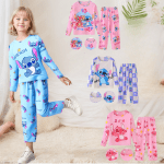 Kids Stitch Anime Pajamas Set for Boys and Girls
