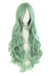 Gray Green 32" Spiral Curly Cosplay Wig