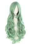 Gray Green 32" Spiral Curly Cosplay Wig
