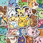 50PCS Kawaii Pikachu Anime Stickers for Kids