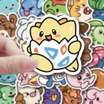 50PCS Kawaii Pikachu Anime Stickers for Kids