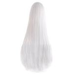 Long White Straight Cosplay Wig - 40" 100cm