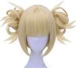 Blonde Wavy Anime Cosplay Wig with Bangs