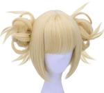 Blonde Wavy Anime Cosplay Wig with Bangs