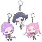 Demon Hunters Kpop Keychain - Anime Jewelry Gift