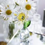 Crystal Daisy Flower Figurine for Home Decor