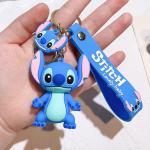 Cute Lilo & Stitch Pink Angel Keychain