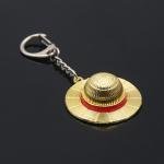 Straw Hat Anime Keychain for Cosplay Fans