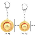 Straw Hat Anime Keychain for Cosplay Fans