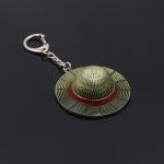 Anime Straw Hat Metal Keychain for Fans