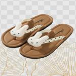 Cute Miffy Rabbit Kawaii Waterproof Flip-Flops