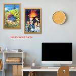 Pounchi Castle Anime Posters Set - 8 Pieces