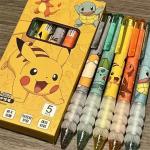 Pikachu Gel Pen Set - Cute Anime Stationery