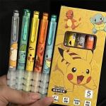 Pikachu Gel Pen Set - Cute Anime Stationery
