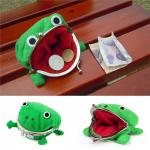 Cute Plush Anime Frog Wallet and Key Chain