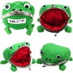 Cute Plush Anime Frog Wallet and Key Chain