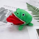 Cute Plush Anime Frog Wallet and Key Chain