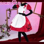 DokiDoki-R Women’s Cute Red White Maid Costume