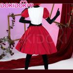 DokiDoki-R Women’s Cute Red White Maid Costume