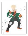 My Hero Academia Set of 7 Watercolor Posters