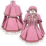 Sakura Kinomoto Cosplay Costume - Pink Dress Set