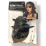 Black Rhinestone Pirate Costume Accessories Kit