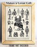 Medieval Knight Armor Wall Art Print 11x14