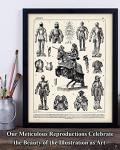 Medieval Knight Armor Wall Art Print 11x14