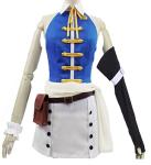 Anime Cosplay Women's Blue Suit and Skirt Set
