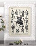 Medieval Knight Armor Wall Art Print 11x14
