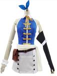 Anime Cosplay Women's Blue Suit and Skirt Set