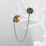 Soul Eater Enamel Pins Set: Sun and Moon