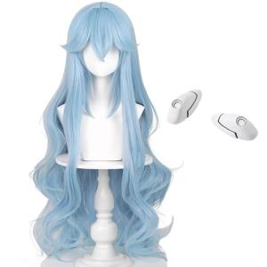 Ice Blue Mermaid Wig with Hairpin for Cosplay